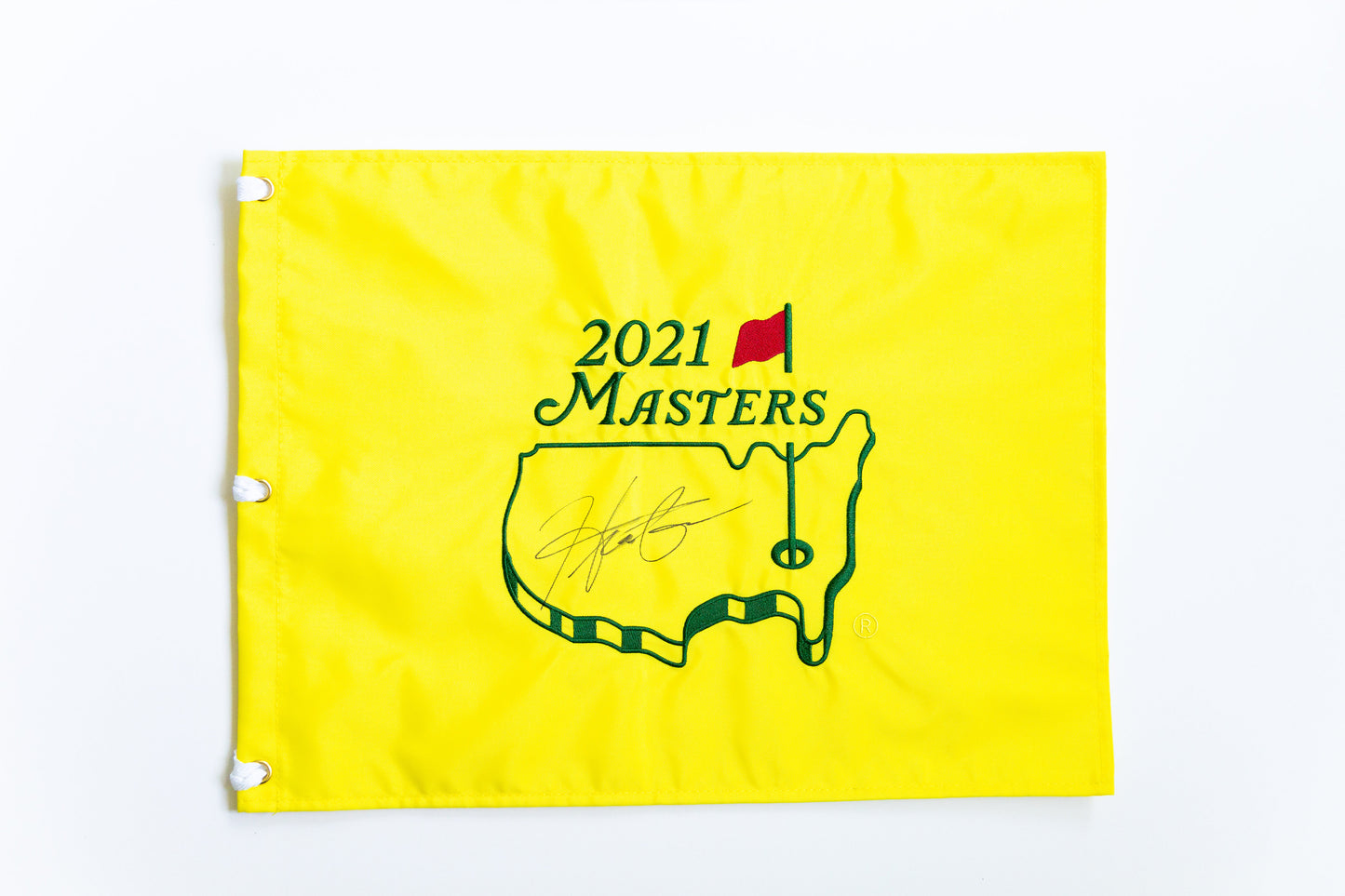 Hideki Matsuyama Signed 2021 Master’s Flag