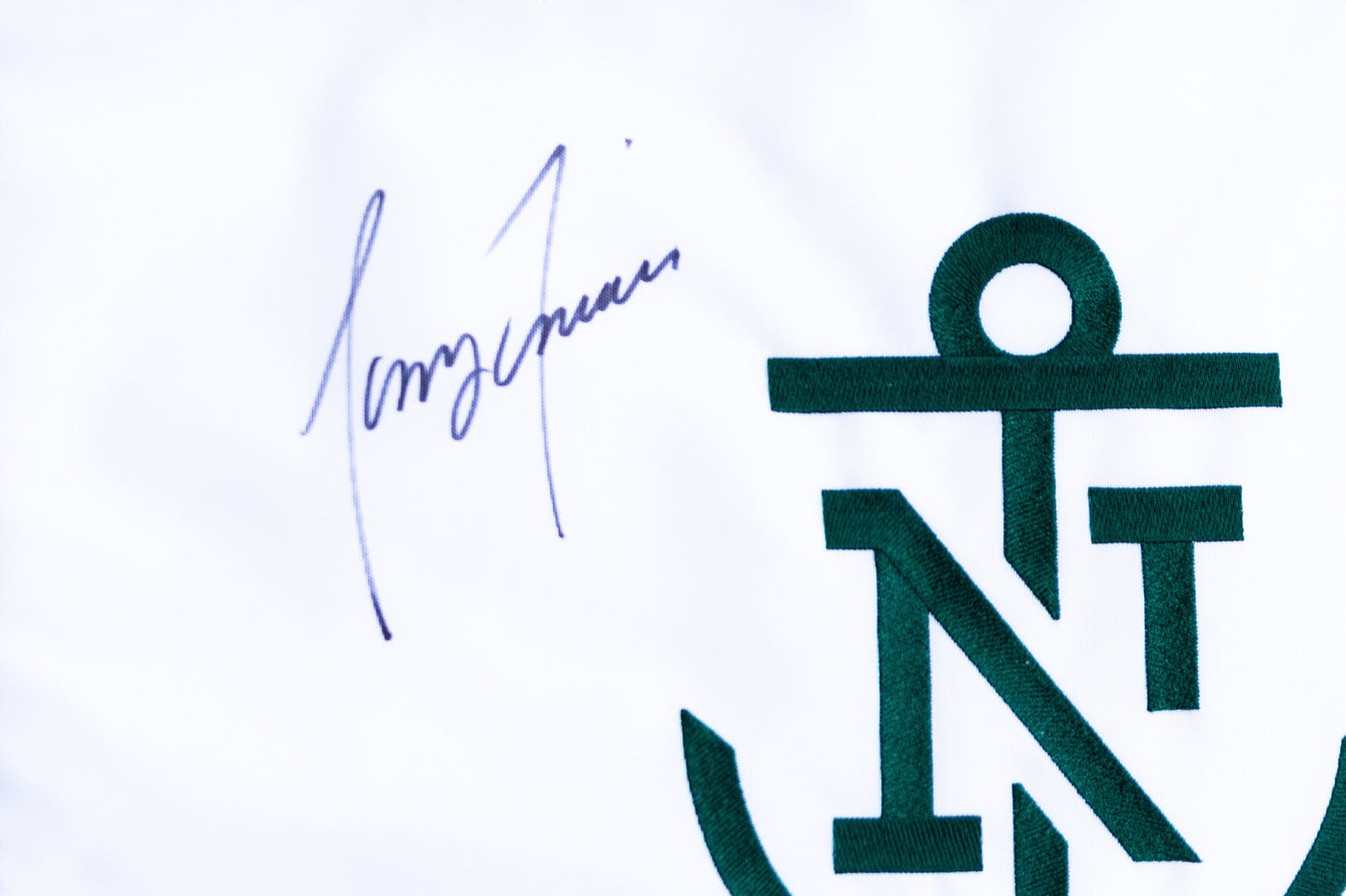 Tony Finau Signed Northern Trust Flag