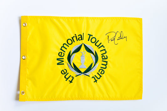 Patrick Cantlay Signed The Memorial Tournament Flag