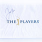 Justin Thomas Signed The Players Flag