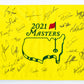 The Masters Flag Signed By Multiple Players