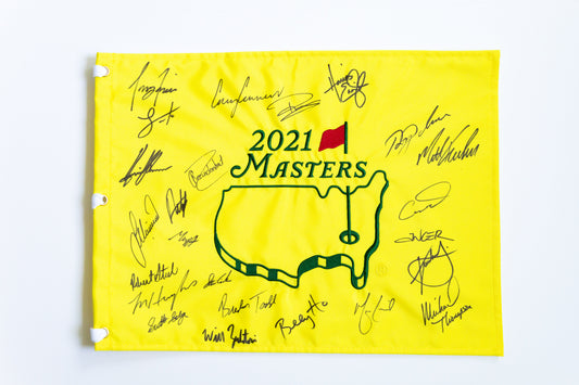 The Masters Flag Signed By Multiple Players (additional flag)